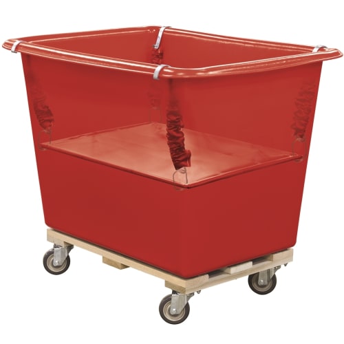 Royal Basket Spring Platform Lift to Fit 16 Bushel Poly Trucks (PSN), Red